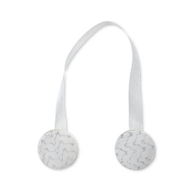 Eurofirany, upinacz dekoracyjny z magnesem, 4-16 cm, biały