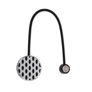 Eurofirany, upinacz dekoracyjny z magnesem, 5-17 cm, czarny
