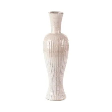 Eurofirany, wazon dekoracyjny, Edna, 17-56 cm, kremowy