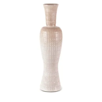 Eurofirany, wazon dekoracyjny, Edna, 19-71 cm, kremowy