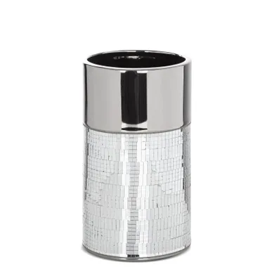 Eurofirany, wazon dekoracyjny, Mirona, 14-25 cm, srebrny