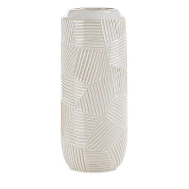 Eurofirany, wazon dekoracyjny, Romina, 12-30 cm, kremowy