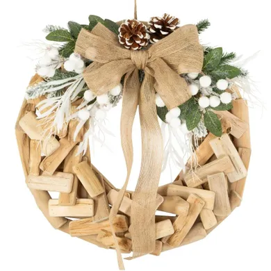 Eurofirany, wianek świąteczny, 45 cm, zielony