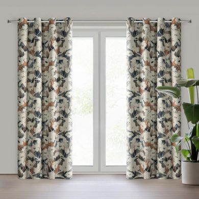 Eurofirany, zasłona gotowa, Ambra, 140-250 cm, granatowy