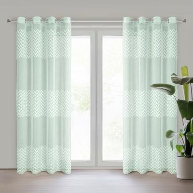 Eurofirany, zasłona gotowa, Esteri, 140-250 cm, miętowy