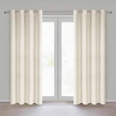 Eurofirany, zasłona gotowa, Linda, 140-250 cm, naturalny