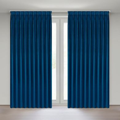 Eurofirany, zasłona gotowa, Melanie, 125-270 cm, granatowy