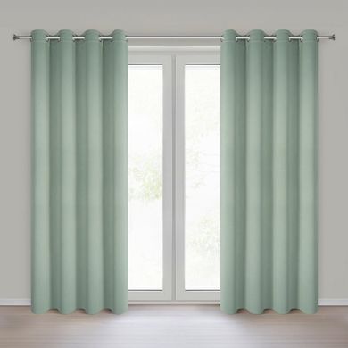 Eurofirany, zasłona gotowa, Nerisa, 140-250 cm, miętowy