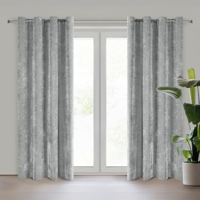 Eurofirany, zasłona gotowa, Nilo, 140-250 cm, szary