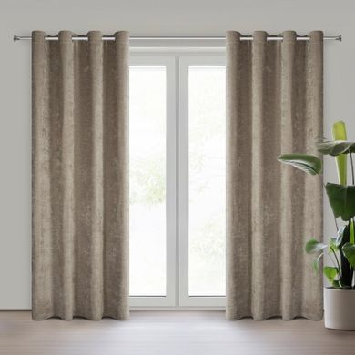 Eurofirany, zasłona gotowa, Vani, 140-250 cm, beżowy