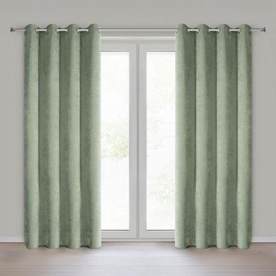 Eurofirany, zasłona gotowa, Vani, 140-250 cm, ciemnomiętowy