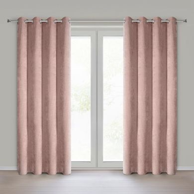 Eurofirany, zasłona gotowa, Vani, 140-250 cm, pudrowy