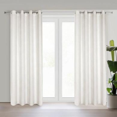 Eurofirany, zasłona zaciemniająca gotowa, Aleta, 135-250 cm, jasnobeżowy