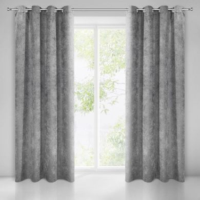 Eurofirany, zasłona zaciemniająca gotowa, Anisa, 140-250 cm, grafitowy