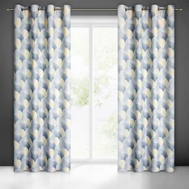 Eurofirany, zasłona zaciemniająca gotowa, Aseta, 140-250 cm, szary