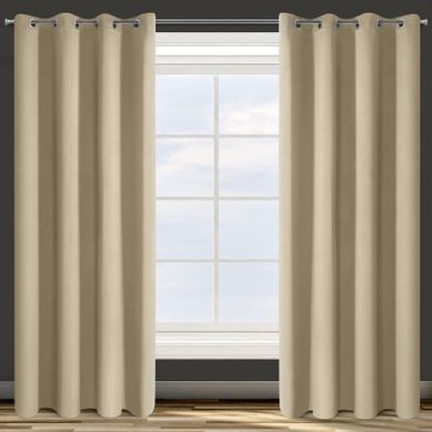 Eurofirany, zasłona zaciemniająca gotowa, D91 Parisa, 140-250 cm, beżowy