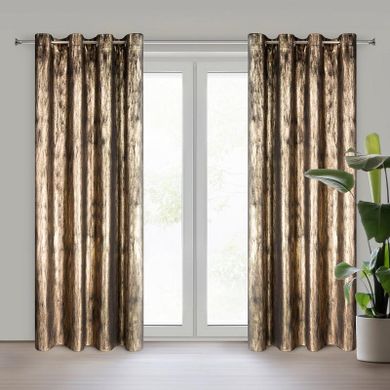 Eurofirany, zasłona zaciemniająca gotowa, Emila, 140-250 cm, czarny