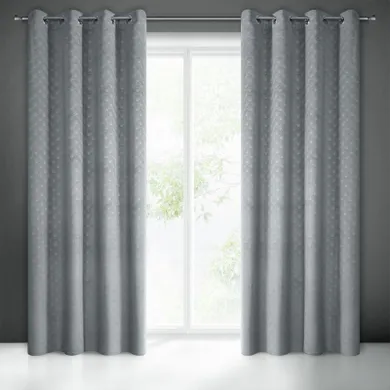 Eurofirany, zasłona zaciemniająca gotowa, Julia, 140-250 cm, szary