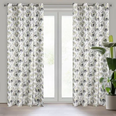 Eurofirany, zasłona zaciemniająca gotowa, Melisa, 140-250 cm, wielokolorowy