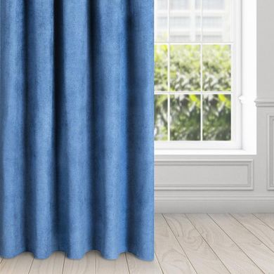 Eurofirany, zasłona zaciemniająca gotowa, na taśmie, Amaya, 140-250 cm, granatowy