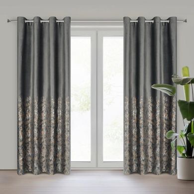 Eurofirany, zasłona zaciemniająca gotowa, Tori, 140-250 cm, grafitowy