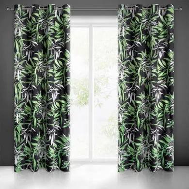 Eurofirany, zasłona zaciemniająca gotowa, Zoja, 140-250 cm, zielony