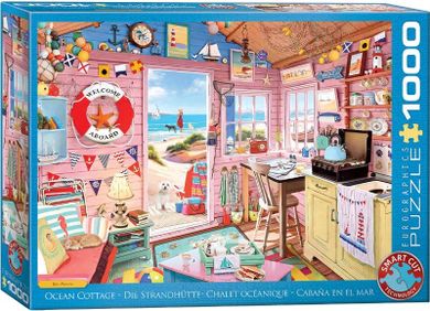 Eurographics, Beach Cottage, puzzle, 1000 elementów