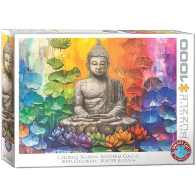 Eurographics, Colorful Buddha, puzzle, 1000 elementów
