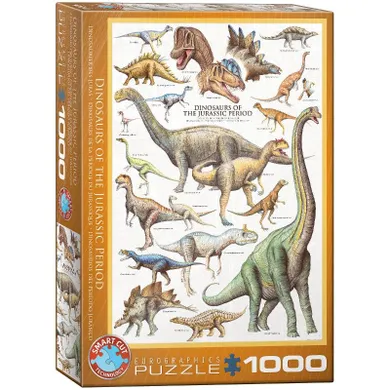 Eurographics, Dinozaury z okresu jurajskiego, puzzle, 1000 elementów