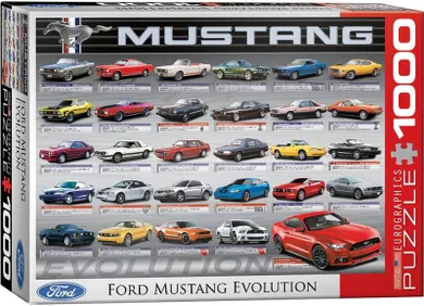 Eurographics, Ford Mustang Evolution, puzzle, 1000 elementów