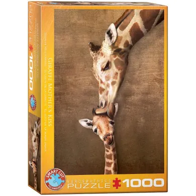 Eurographics, Giraffe Mother's Kiss, puzzle, 1000 elementów