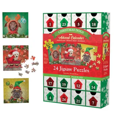 Eurographics, Kalendarz adwentowy, Christmas Dogs, puzzle