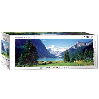 Eurographics, Lake Louise Canadian Rockie, puzzle panoramiczne, 1000 elementów