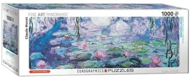 Eurographics, Lilie wodne, Claude Monet, Panorama, puzzle, 1000 elementów