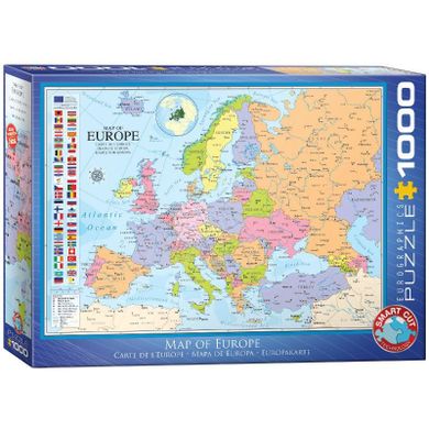 Eurographics, Map of Europe, puzzle, 1000 elementów