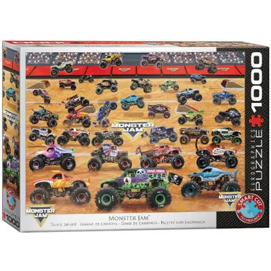 Eurographics, Monster Jam, Truck Lineup, puzzle, 1000 elementów