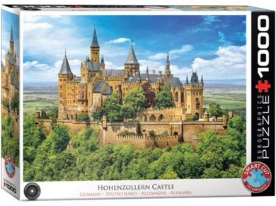 Eurographics, Niemcy, Widok na zamek Hohenzollern, puzzle, 1000 elementów