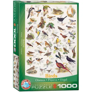 Eurographics, Ptaki, puzzle, 1000 elementów
