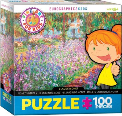 Eurographics, Smartkids, Monets Garden by Claude Mo, puzzle, 100 elementów