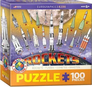 Eurographics, Smartkids, Rocket, puzzle, 100 elementów