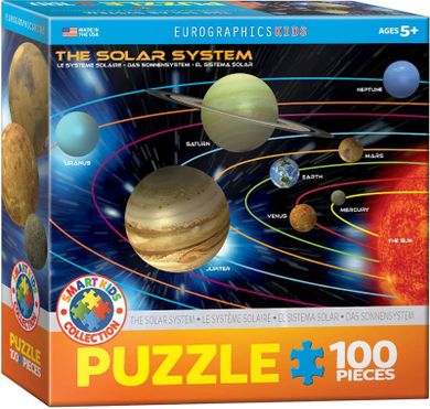 Eurographics, Smartkids, The Solar System, puzzle, 100 elementów