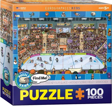 Eurographics, Spot&Find Hockey, puzzle, 100 elementów
