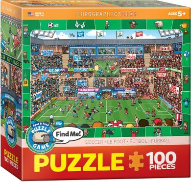 Eurographics, Spot&Find Soccer, puzzle, 100 elementów