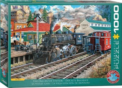 Eurographics, The Old Depot Station by Ken Zylla, puzzle, 1000 elementów