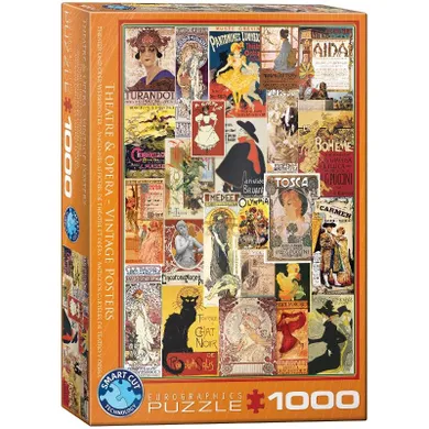Eurographics, Theater & Opera Vintage Art, puzzle, 1000 elementów