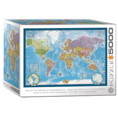 Eurographics, World Map, puzzle, 5000 elementów