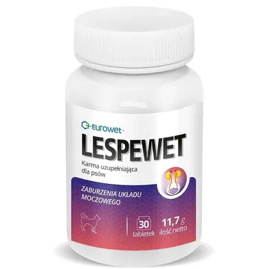 Eurowet, Lespewet, wsparcie układu moczowego dla psa, 30 szt.