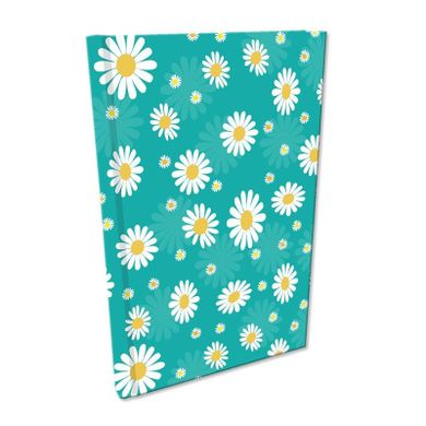 EV-Corp, Soft Touch, notes, A5, kratka, Stokrotki na turkusie