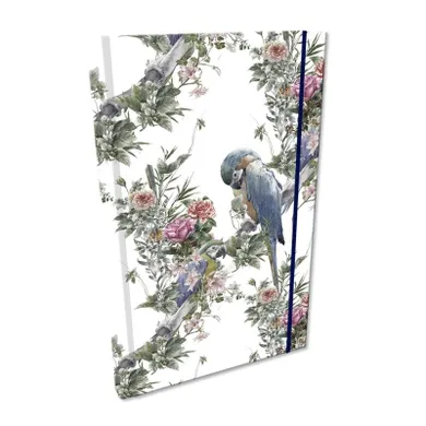 EV-Corp, Soft Touch, notes, A5, kratka z gumką, Boho Papugi