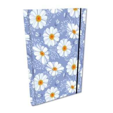 EV-Corp, Soft Touch, notes z gumką, A5, kratka, Stokrotki Retro